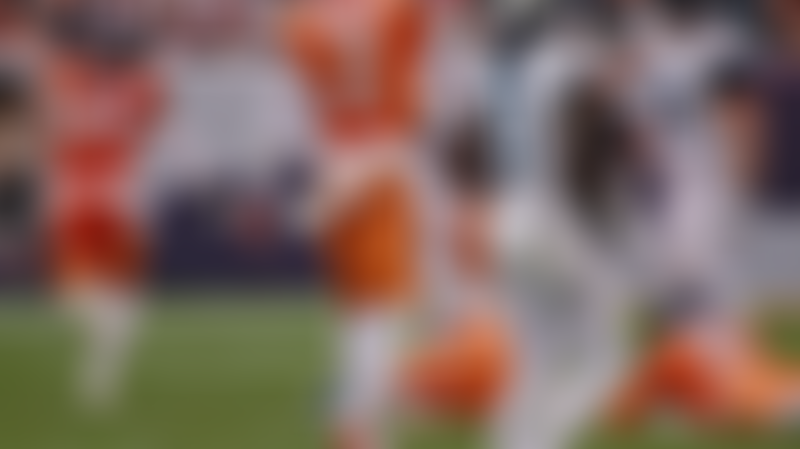 Alex Singleton on the field in 2025